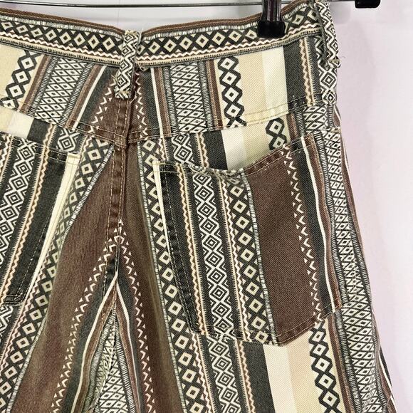 Women's NY LINE JEANS CLASSIC brown SHORTS MADE IN U.S.A. - Size 10 - Picture 5 of 6